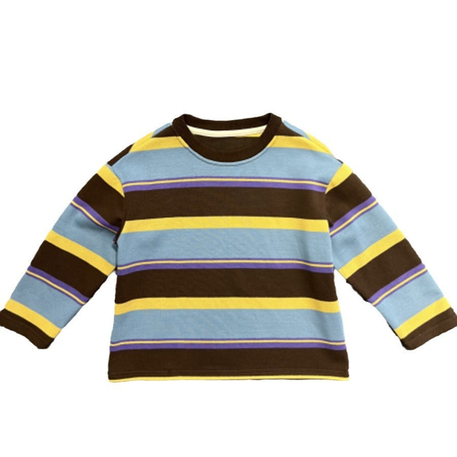 Loose Top Boys' Clothes Stripes