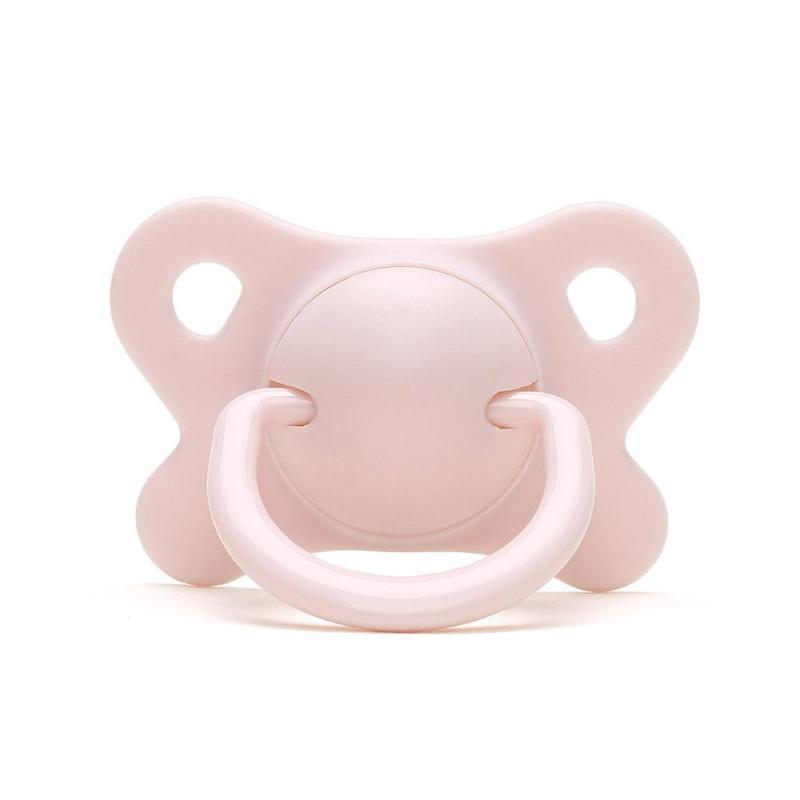 Pacifier Sleeping Baby Pacifier Newborn Silicone Pacifier Super Soft Flat Head (Available)
