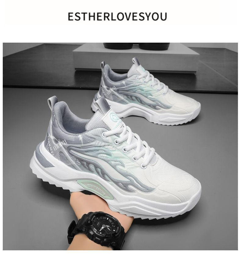 Spring Student Sports Casual Mesh Clunky Versatile Trendy Shoes Breathable Shoes Men