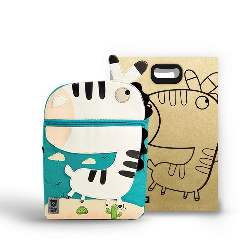 Cute Schoolboy Backpack with adjustable shoulder straps and spacious compartments for boys, suitable for school, travel, and everyday use
