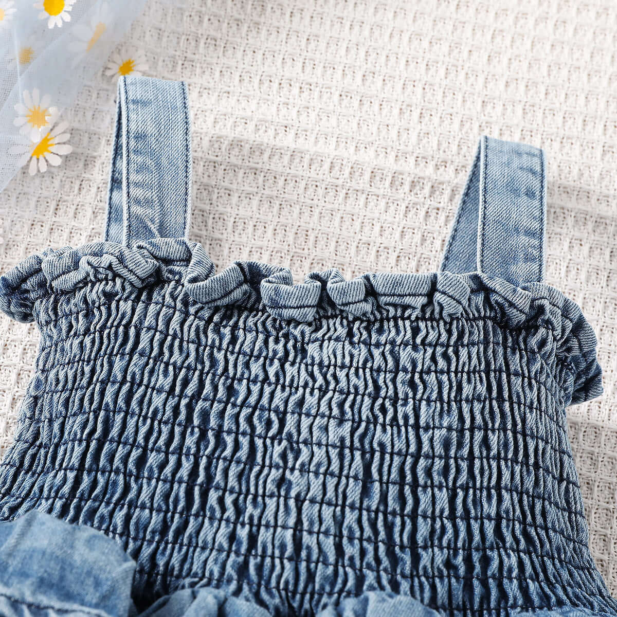 Baby Girl Denim Dress Bangladesh Suspender Romper - Small China Town