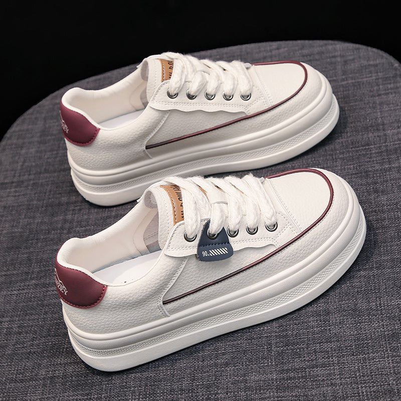 Flat All-Match Sports Casual White Shoes For Women (Available)