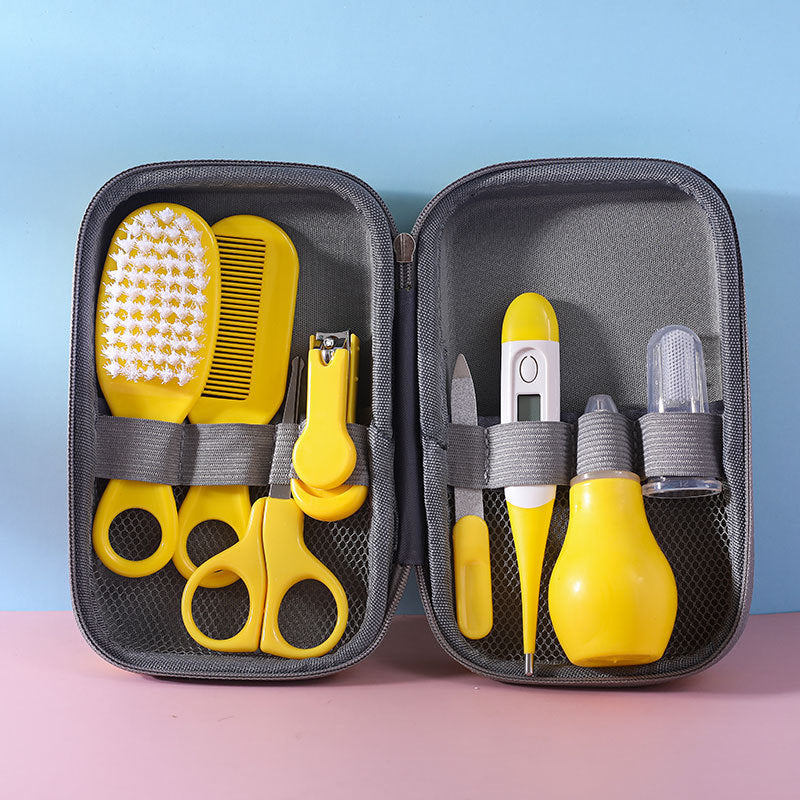 Children's Baby Nails Cutting Pliers 8 Eight-piece Set Eva Bag Care Suit ( Available )
