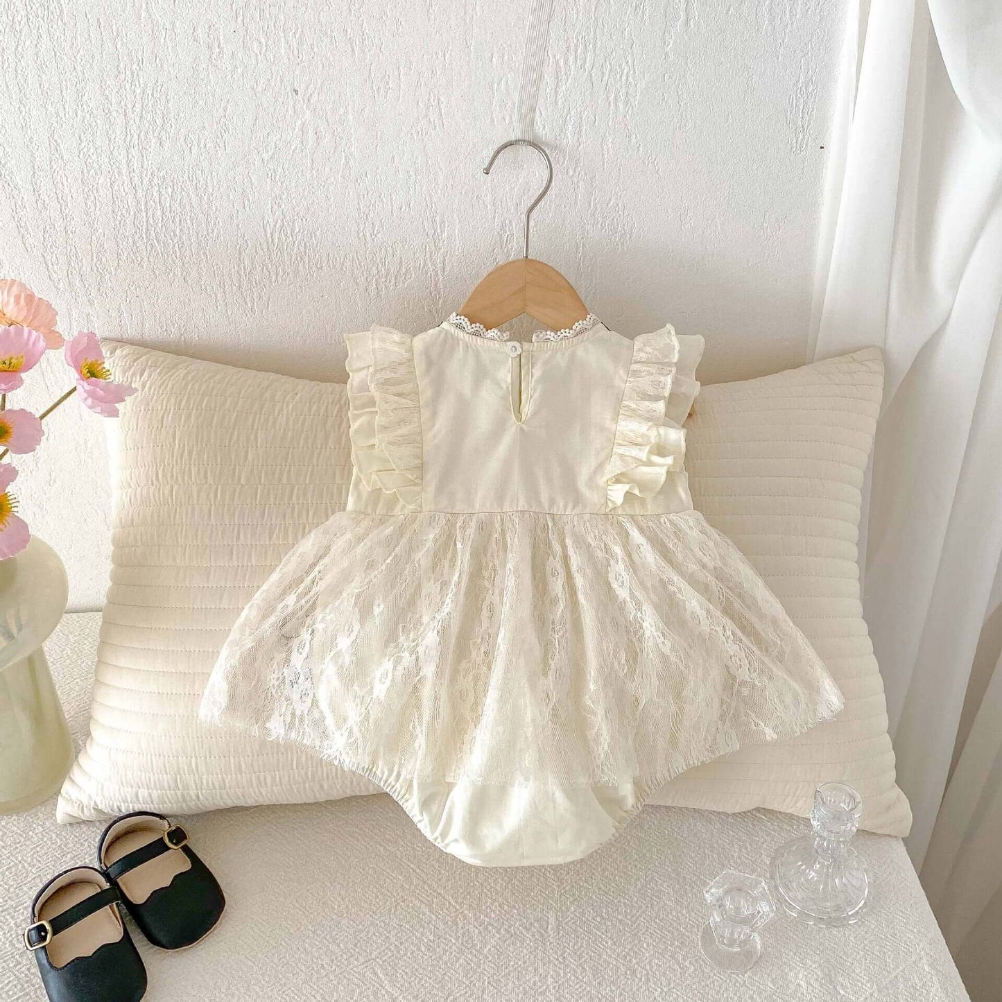 Baby Girl Lace Jumpsuit Bangladesh Summer Outfit - Small China Town