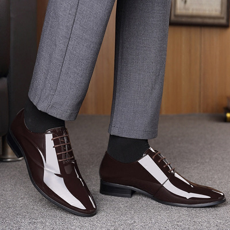 New Men's Business Formal Leather Shoes