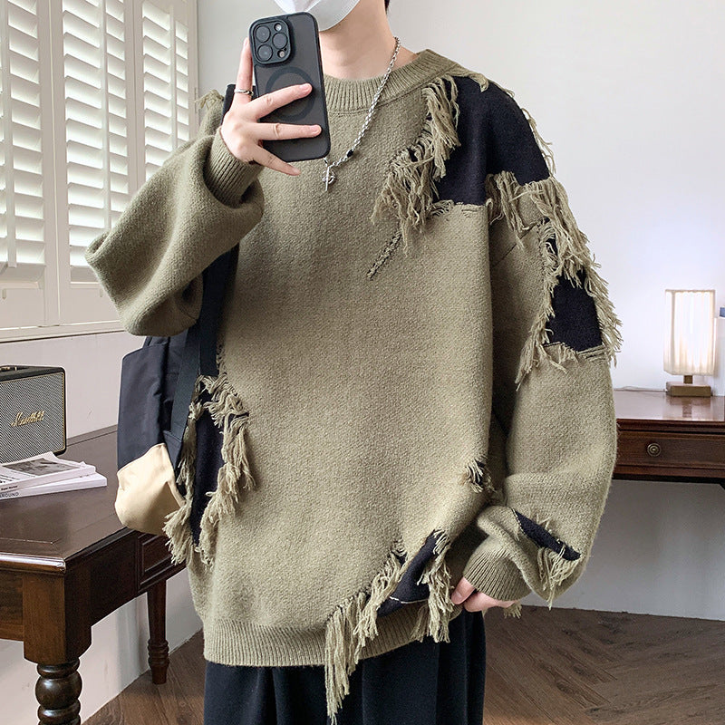 Men's Loose Casual Retro Idle Style Sweater