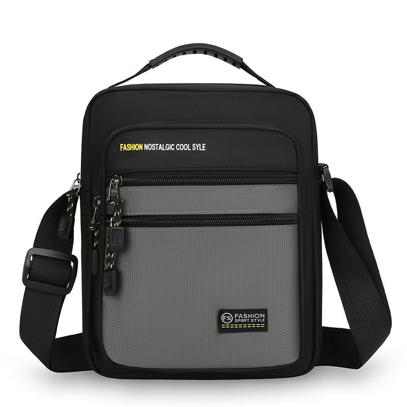 Men's Shoulder Outdoor Leisure Commute Multi-functional Crossbody Bag (Available)