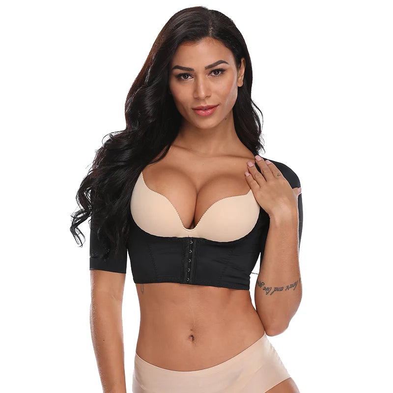 Women Upper Arm Shaper Post Surgical Slimmer Compression Sleeves Slimming Vest Humpback Posture Corrector Tank Tops Shapewear