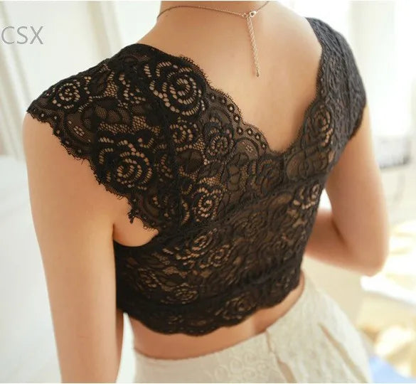 MwOiiOwM Drop shipping 2018 new arrival Sexy Lady Womens Stretch Lace Boob Tube Take Top Bandeau Bra wholesales 36