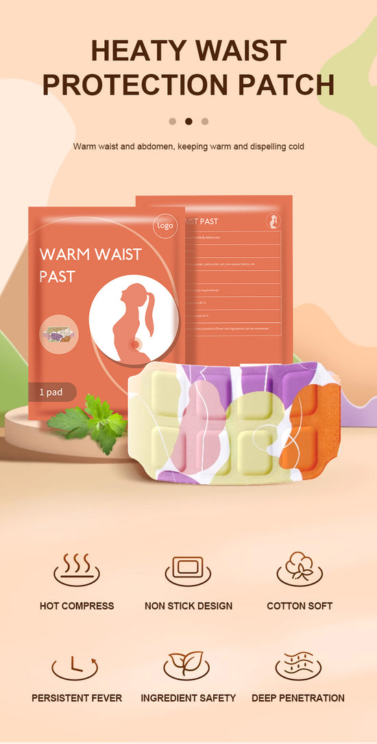 Pain Relief Self-Heating Waist Hot Patch (সেল্ফ হিটিং ব্যথা উপশম কোমরের করার গরম প্যাচ)