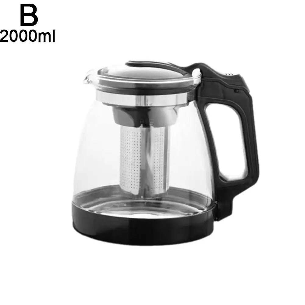 Glass Teapot with Tea Strainer Large Capacity Water Container Chinese Traditional Kung Fu Teaware Tea And Water Separation