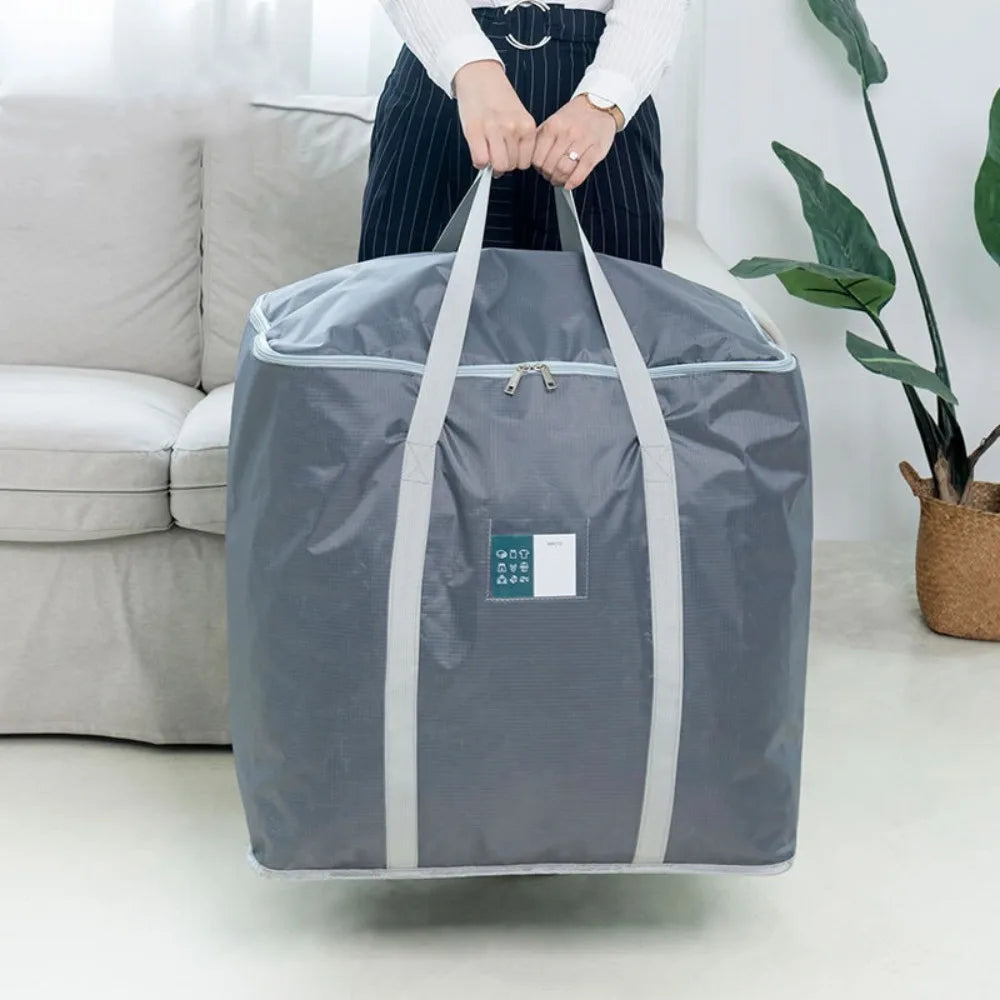 Durable Travel Luggage Bag Waterproof Washable Foldable Storage Bag Moisture Proof Large Capacity Clothing Organizing Bag Moving