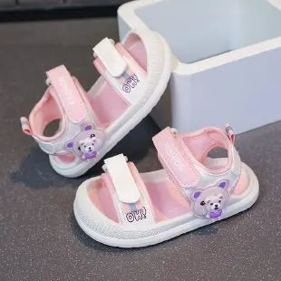 Toddler Sandals For Baby Boys Girls Sandals Soft-soled Cartoon First Step Footwear For Infant Kids Trend Fashion