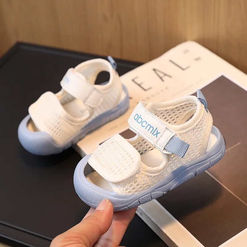 Baby Sandals Summer Infant Toddler Walking Shoe Mesh Breathable Kids Beach Shoes for Boys Girls Non-slip Causal Children Sandals