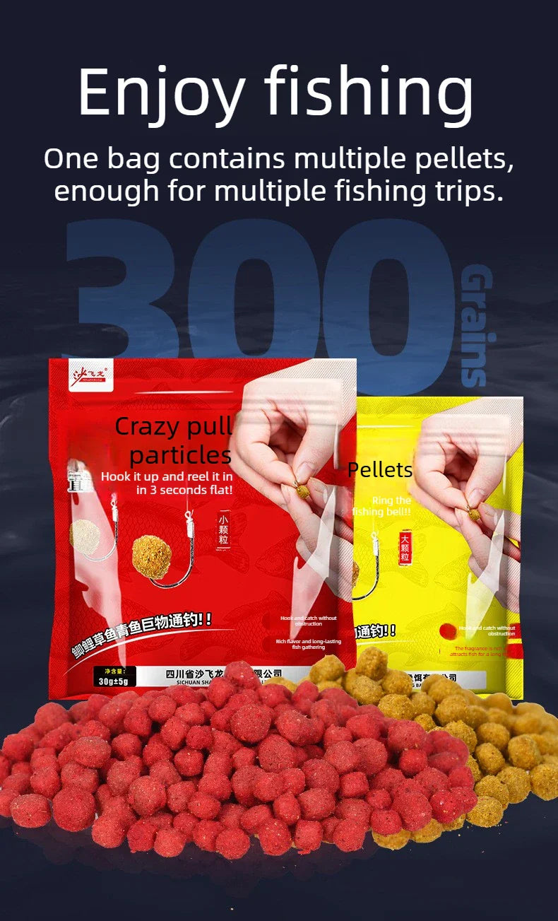 Fishing Bait Concentrated Fish Bait Additive Attractants Grain Fish Lures for Carp Grass Carp Herring Snapper Tilapia Bighead