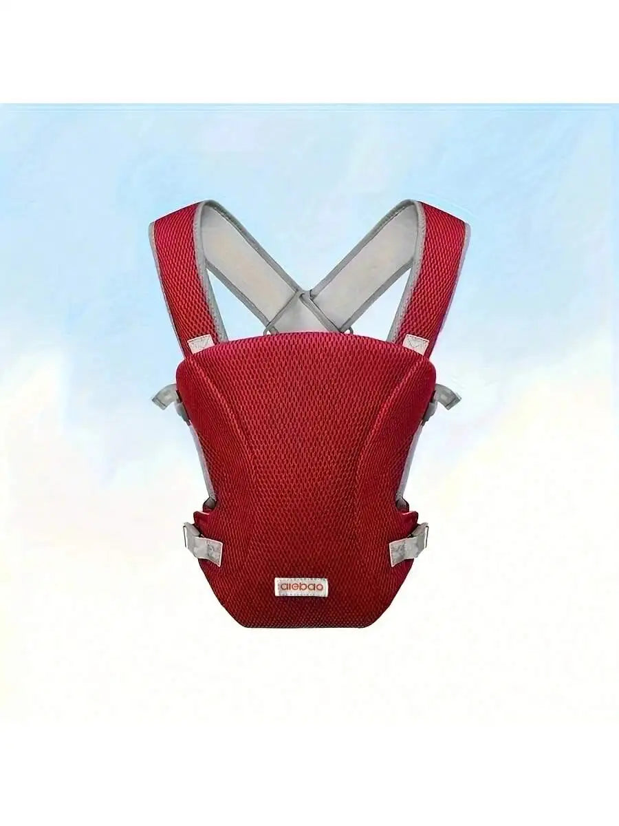 Baby Mesh Carrier, Front-Facing Carrier - Horizontal Carrier with Waist Support, Mesh Design for Better Breathability, Cross-Back Design, Adjustable Shoulder Straps, Lightweight for All Seasons - Multifunctional Front and Bac