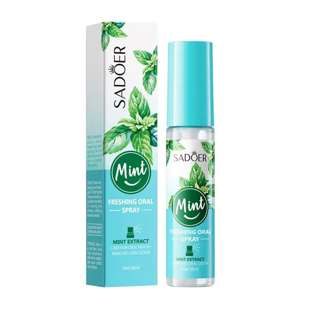  SADOER 1PCS Protable Fragrance Lemon Oral Fresh Mouth Breath Spray Fresh Bad Breath Spray No Eliminate Alcohol N9A8