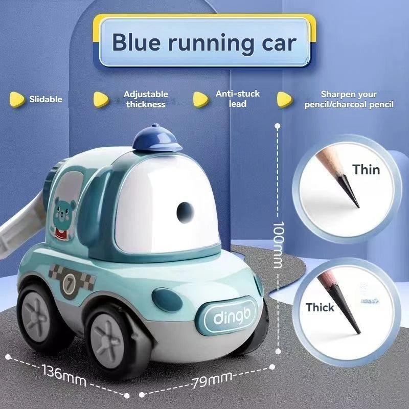 Elementary School Student Pencil Sharpener and Cranked Pencil Sharpener Rolling Pencil Sharpener Automatic Lead Feeding Durable