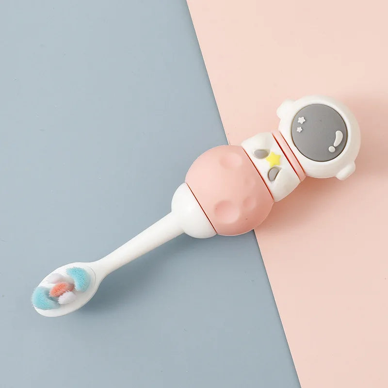 Children Cartoon Astronaut Super Soft Bristle High Quality Toothbrush Baby Tooth Brush Kids Training Teeth Brush Care 1-12 Y