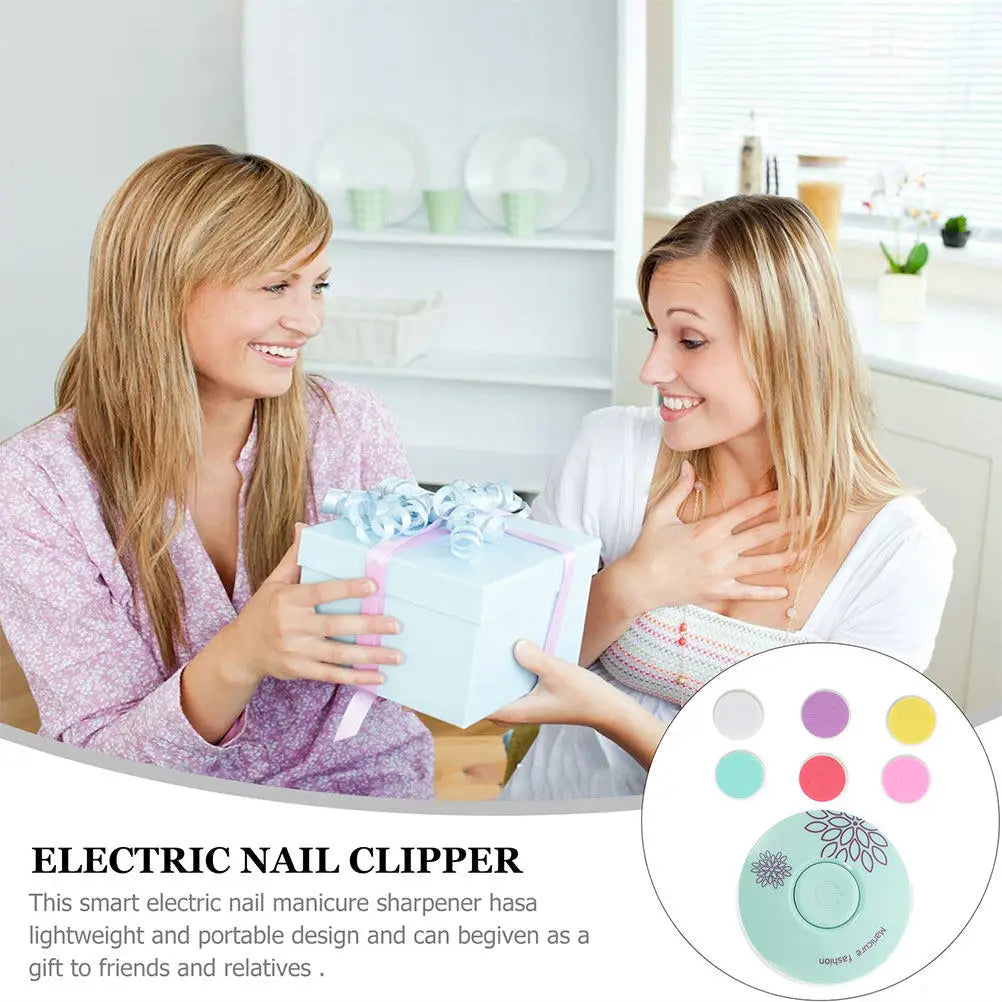 Electric Baby Nail Trimmer With Grinding Pads For Infants Toddlers Newborns Nail Care Kit Manicure Tool Set
