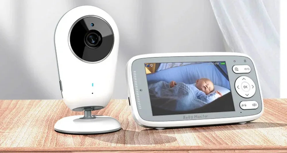 Baby Monitor 3X Digital Zoom Video Camera Two Way Audio Auto Night Vision 720P HD Security Camera Babysitter VB615