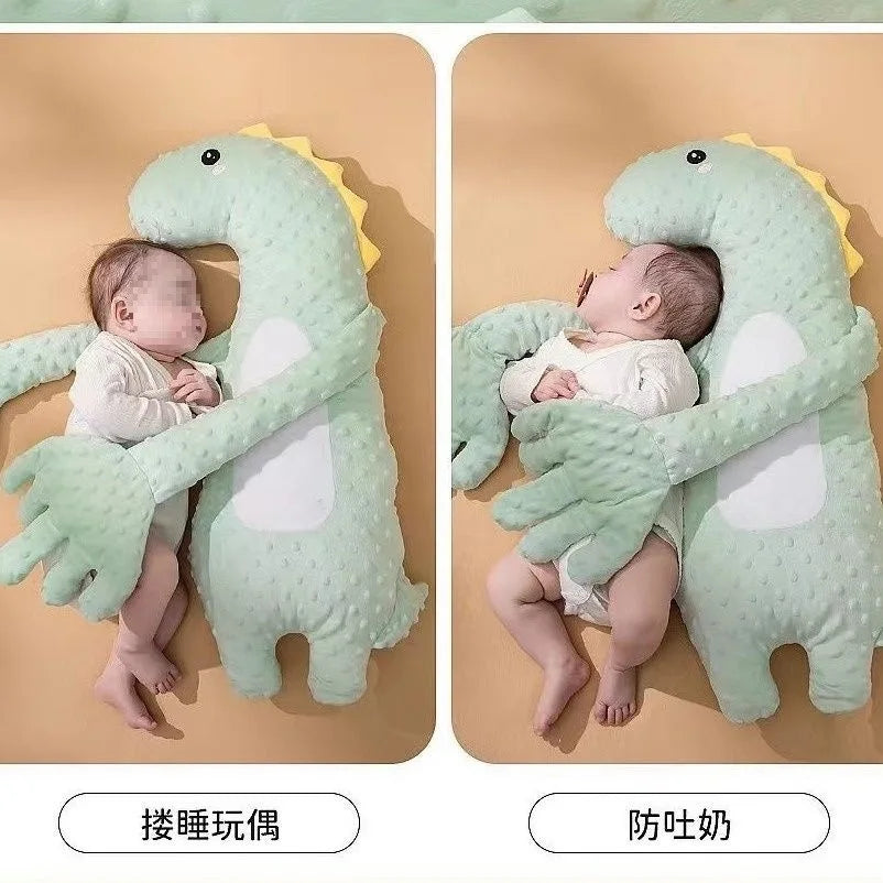 Baby Soothing Sleeping Pad, Infant Comfort Pillow with Patting Function for Anti-Startle Support and Warm Compress Design