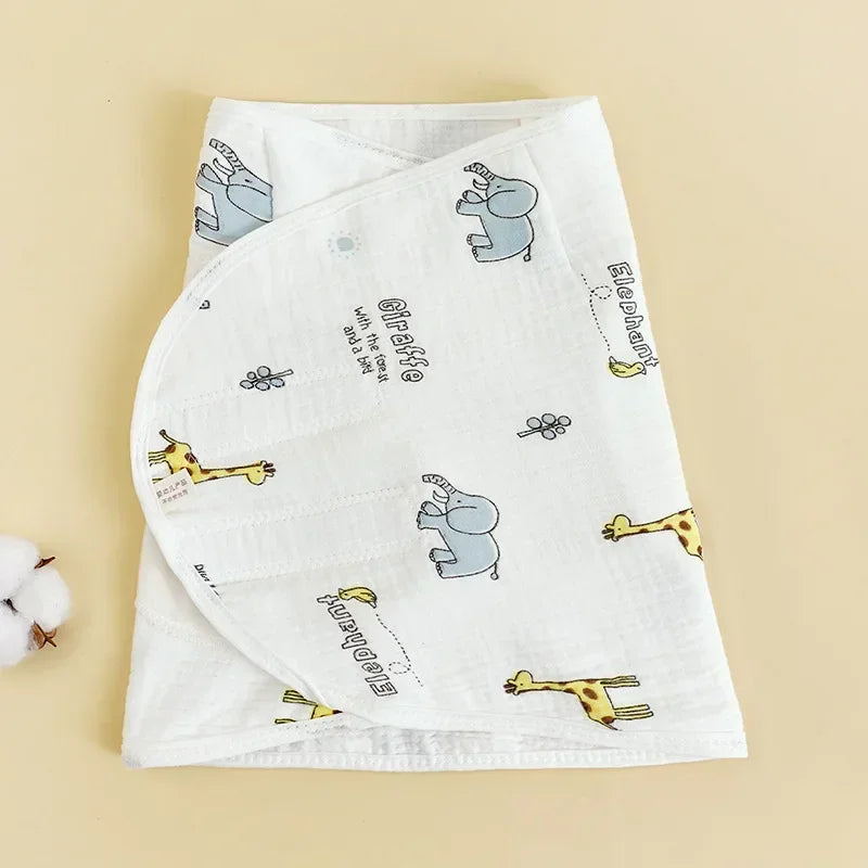 New Baby Swaddle Blanket 0-6 Months Strap Protect Belly Baby Sleeping Blanket Wrap for Newborn