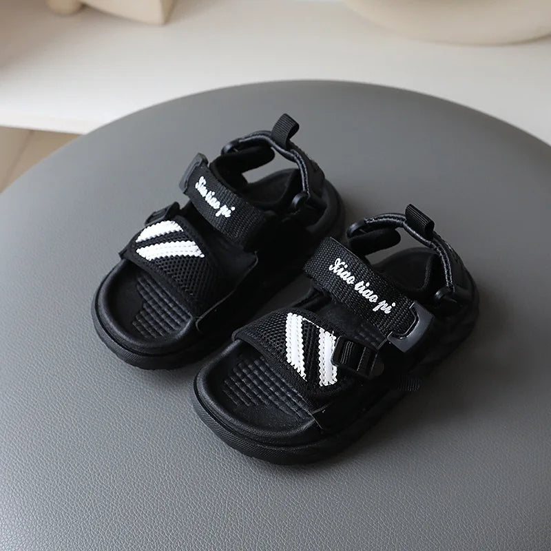 Girls Beach Sandals Summer Baby Sport Sandals Boys Net Cloth Kids Sneakers Comfortable Canvas Water Shoes Kids