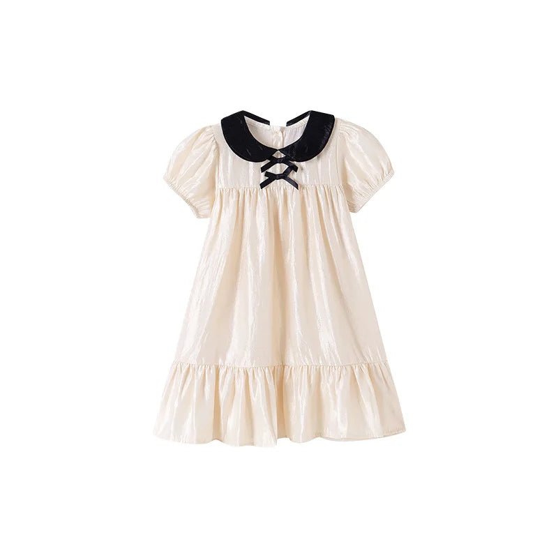 Summer New Cute Girl Dresses, Summer Cotton Children's Dresses, European and American Girl Dresses