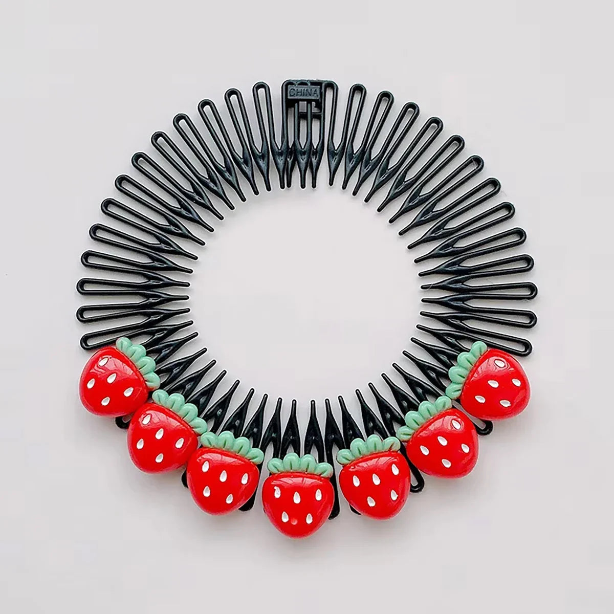 Professional Kids Anti-Frizz Hair Finishing Comb Invisible Circular Headbands for Flyaway Control Girls Cute Hair Jewelry Fixer