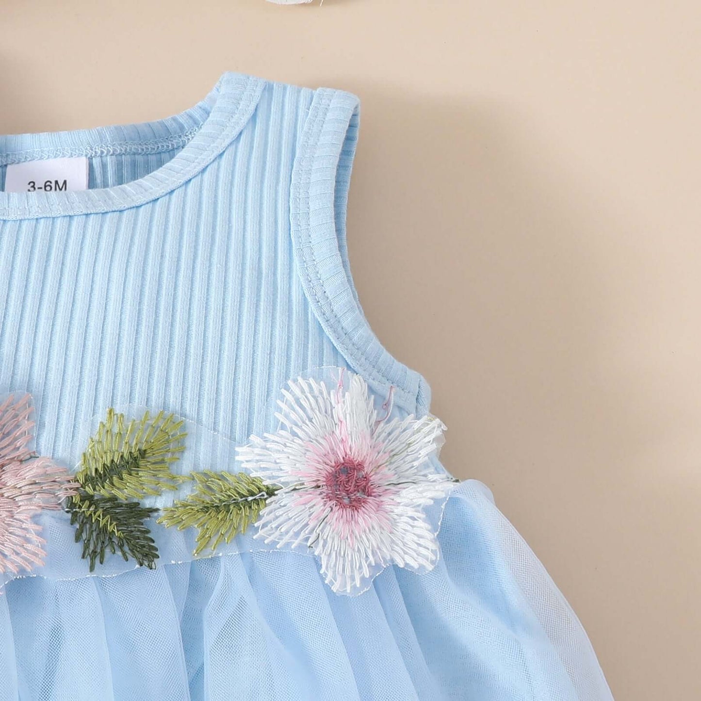 Girls Mesh Sleeveless Top Dress Kids Fashion Summer Dress Bangladesh
