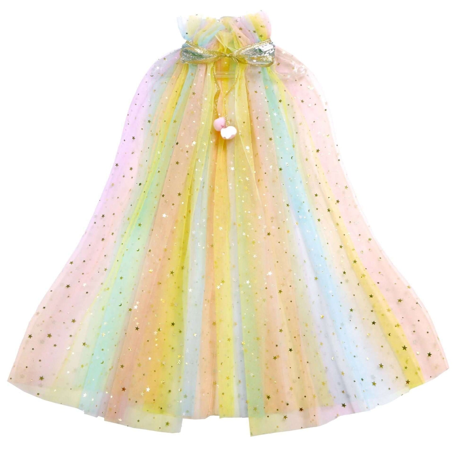 Girls Princess Cape Bangladesh Veil Outer Cloak - Small China Town