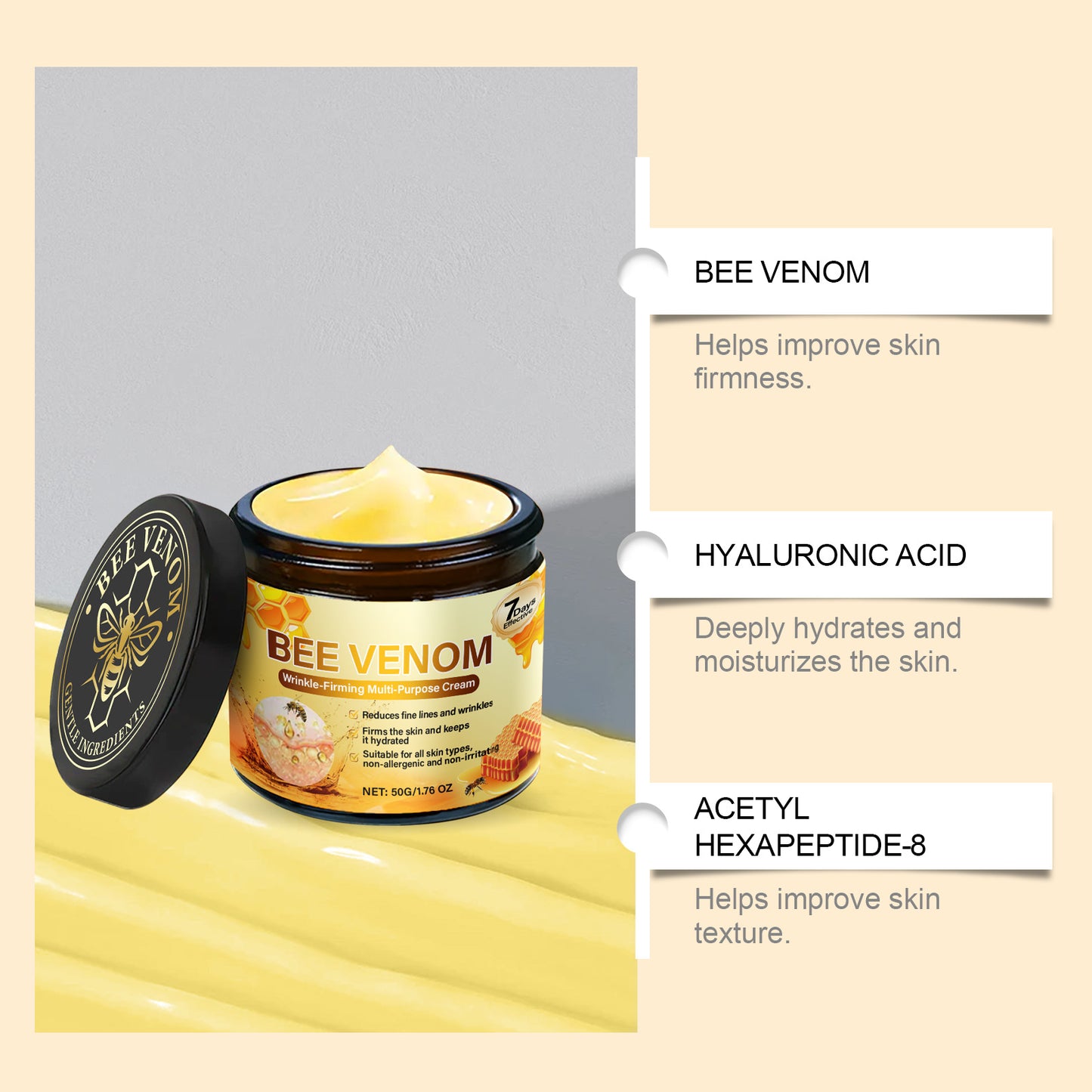 Mild Ingredients Nourish Skin Care Care Cream