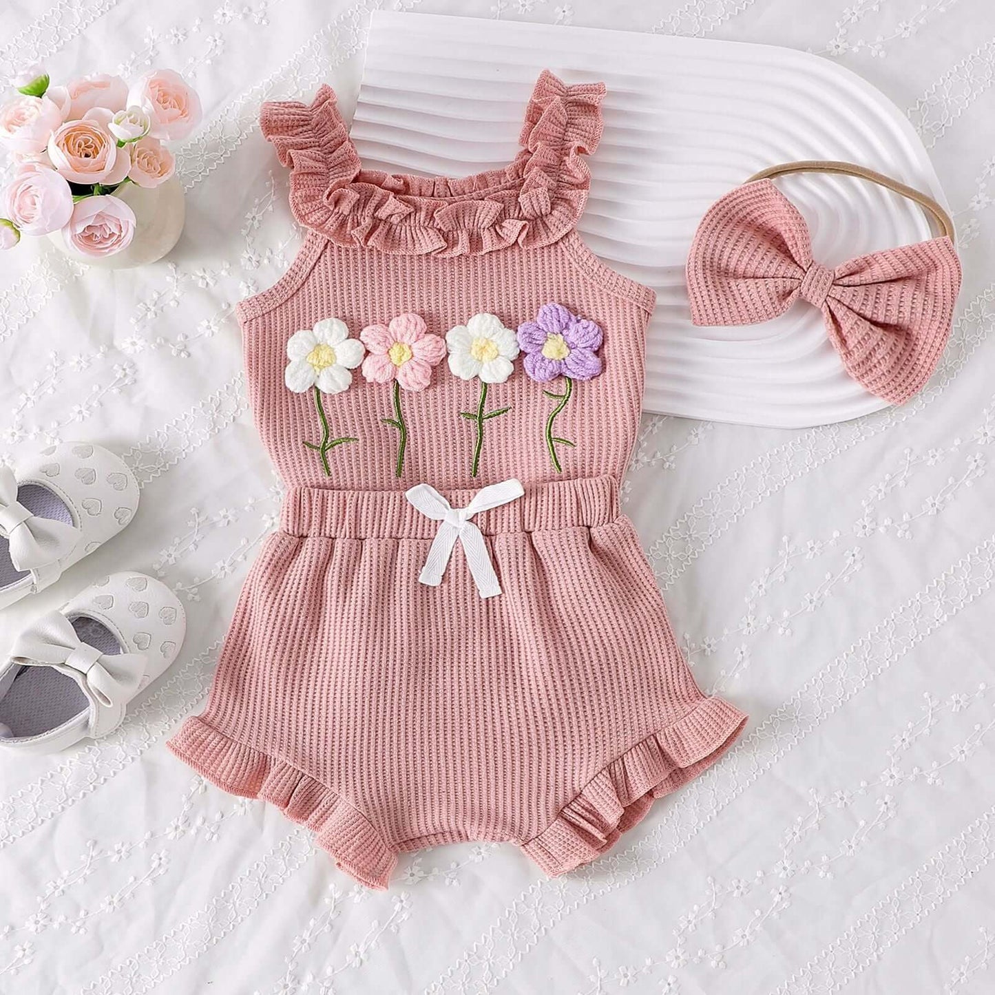 Girls Embroidered Three Piece Set Bangladesh - Small China Town