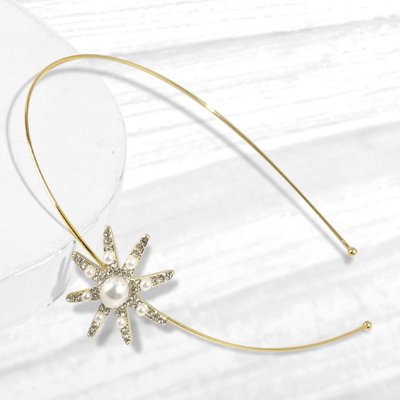 Bow Hair Band Fine Crystal Glass Accessories (Available)
