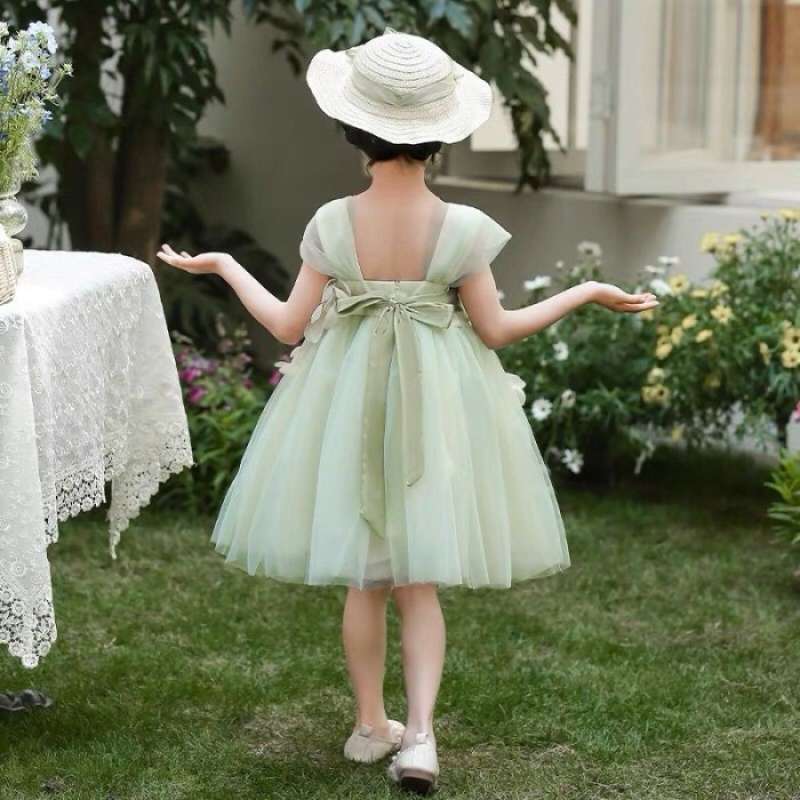 Flower Dress/ Dress Pesta Anak Perempuan Import (Copy)