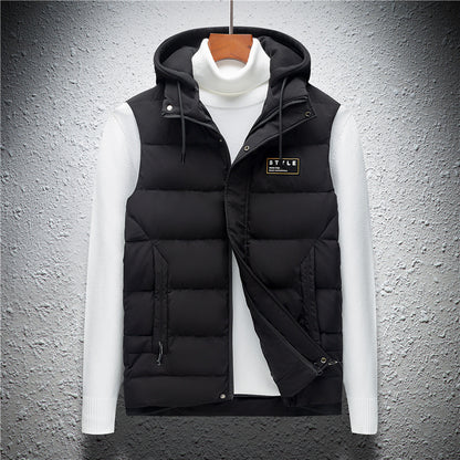 Men's Fashion Vest Versatile Down Jacket