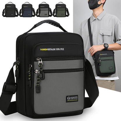 Men's Shoulder Outdoor Leisure Commute Multi-functional Crossbody Bag (Available)