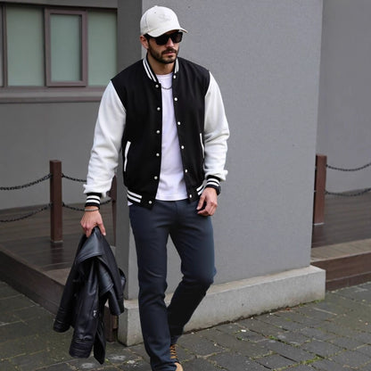Men's Autumn Trendy Versatile Personalized Baseball Jacket