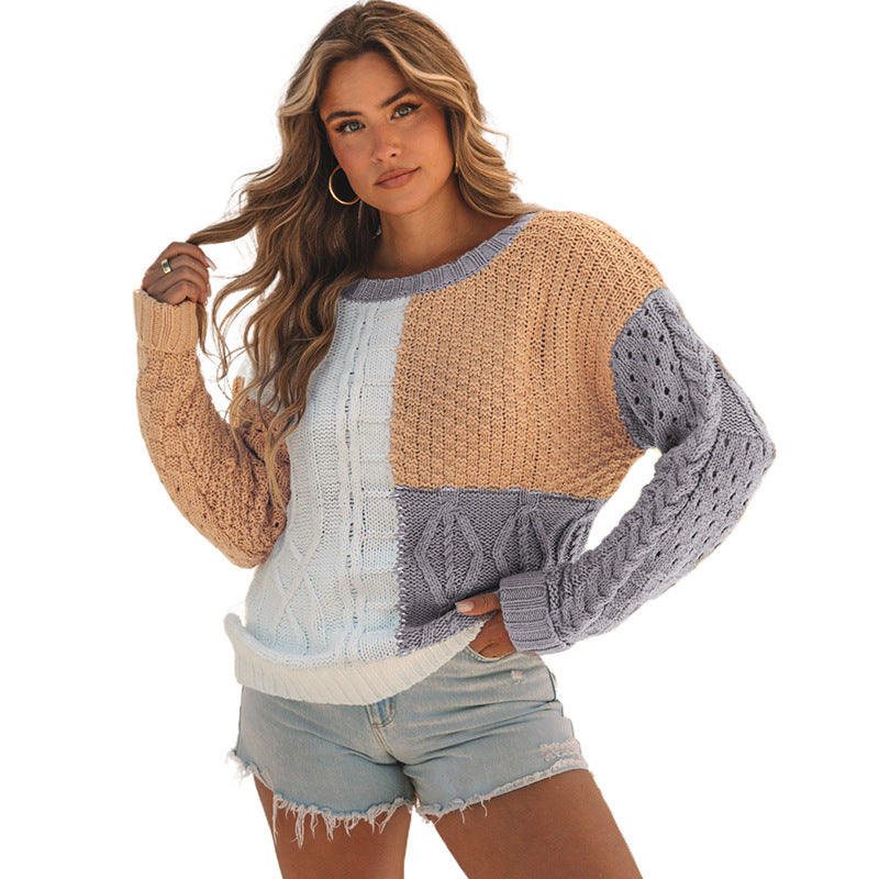 New Pullover Crew Neck Sweater Women