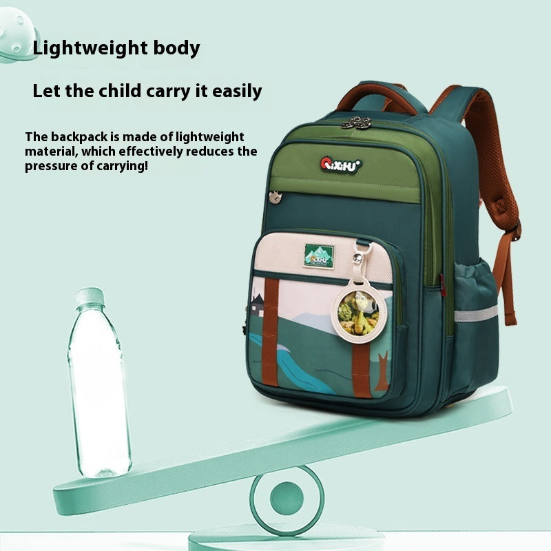 Large Capacity Primary School Student Schoolbag Lightweight And Wear-resistant