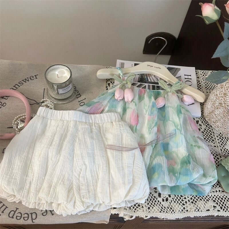 Girls Camisole Shorts Set Bangladesh - Small China Town