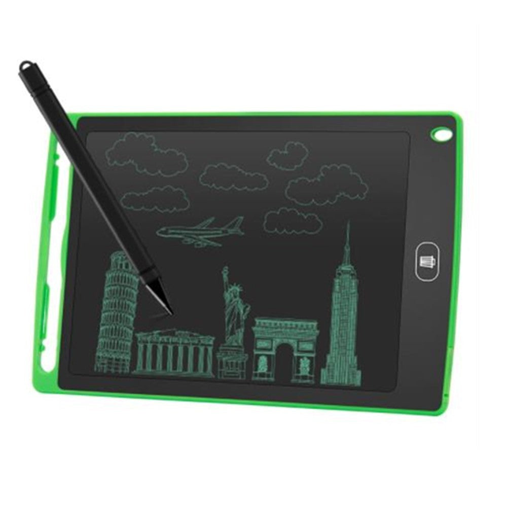 LCD Writing Tablet with pressure-sensitive screen, stylus, erase button, and screen lock for kids' drawing, writing, and learning