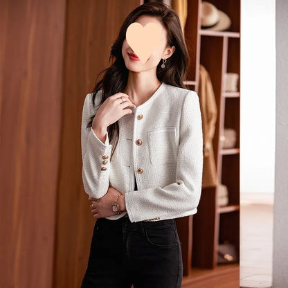 Short Black Kafuu Coat Women's Suit