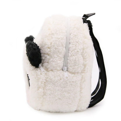 Panda School Backpack with cute cartoon design, padded shoulder straps, spacious compartments, and lightweight construction for boys and girls