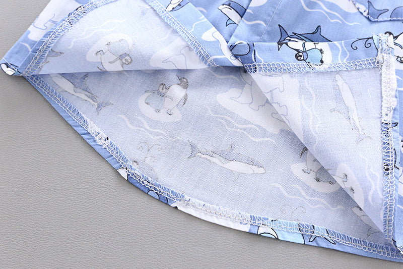 Boy baby infant child suit shirt short sleeve suit (Available)
