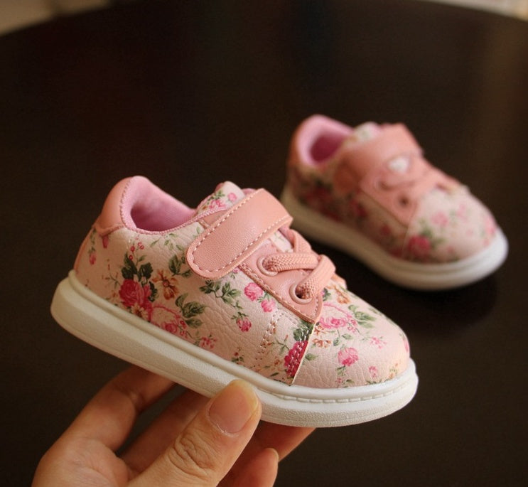 Baby small floral toddler shoes
