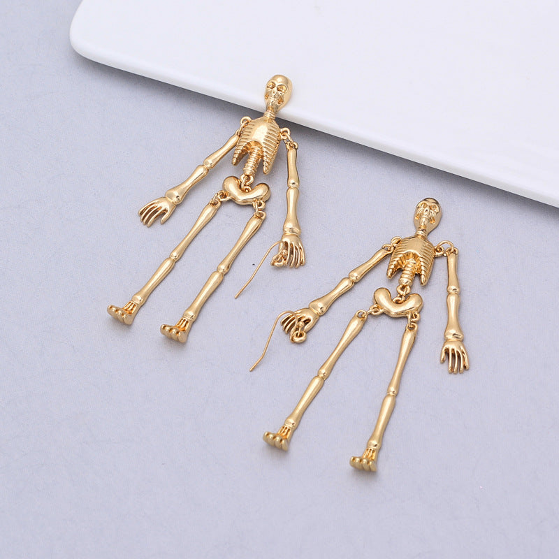 Skull alloy earrings earrings women (Available)