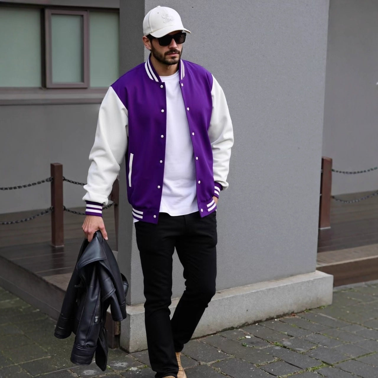 Men's Autumn Trendy Versatile Personalized Baseball Jacket