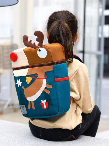 Cute Schoolboy Backpack with adjustable shoulder straps and spacious compartments for boys, suitable for school, travel, and everyday use